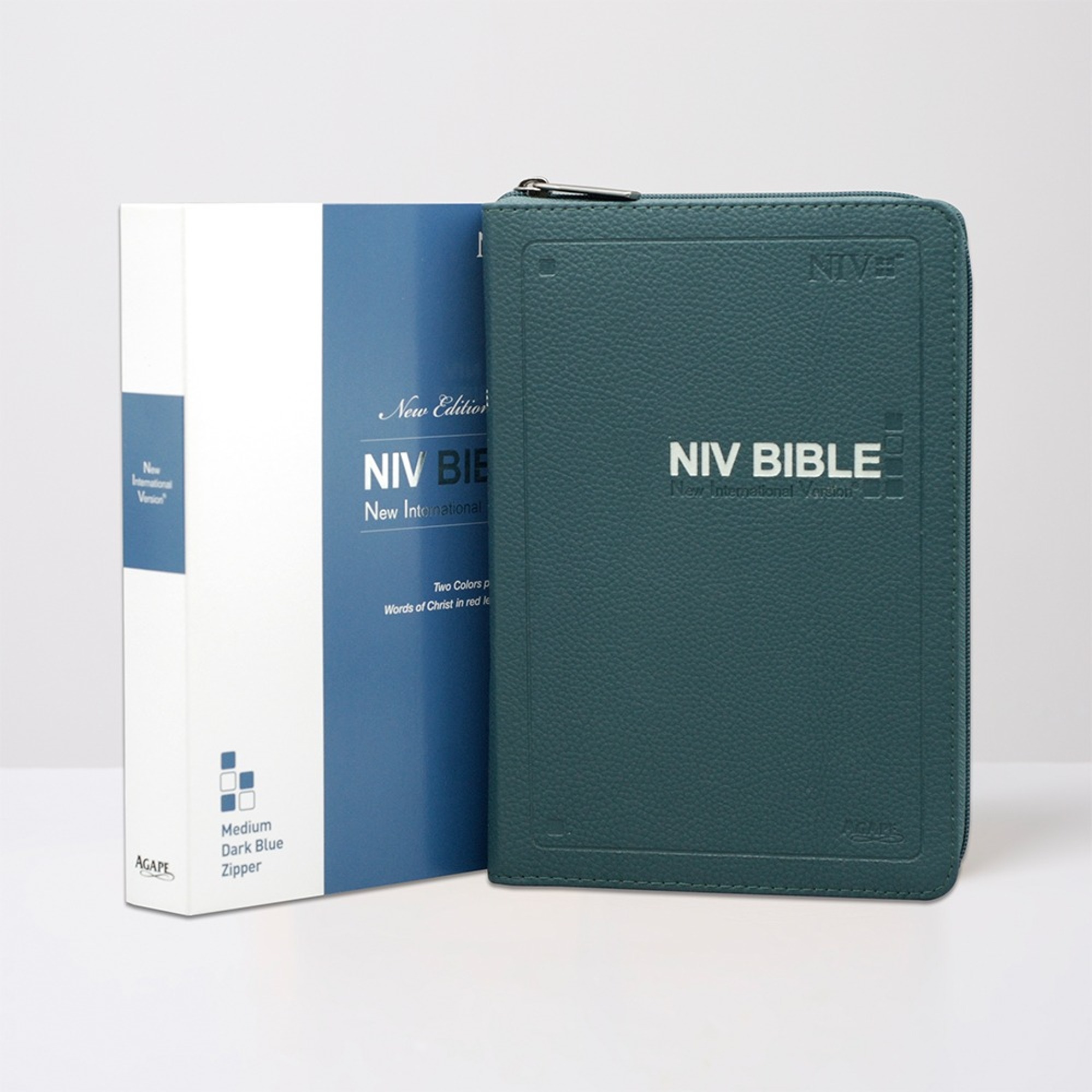 NIVBIBLE 영문성경/중단본/지퍼/브라운