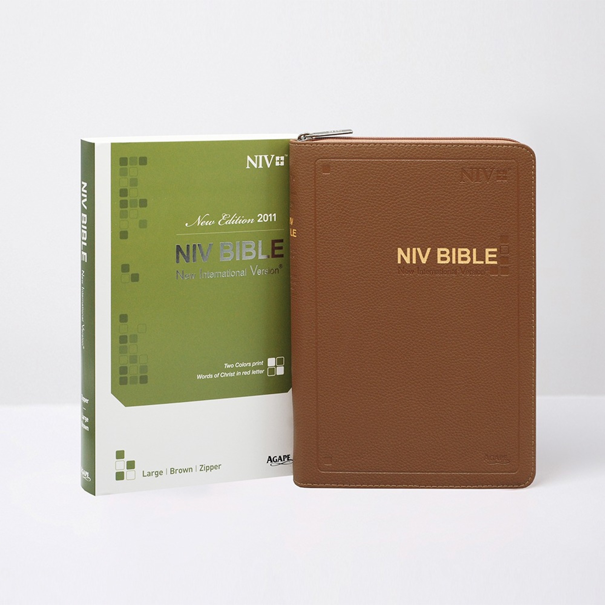 NIVBIBLE 영문성경/대단본/지퍼/브라운